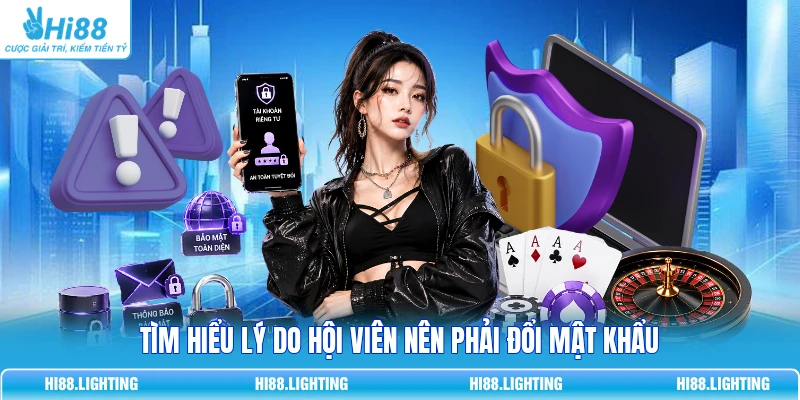 Đổi Mật Khẩu - Hướng Dẫn Chi Tiết Chống Hack 100% Tại HI88 2 Tìm hiểu lý do hội viên nên phải đổi mật khẩu